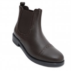 Ghete blana copii - Ghete fete piele vatuite 30821 negru 35-41