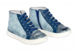 Ghete copii  - Ghete copii pj shoes Rebel albastru blu 27-36