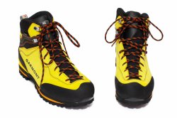 Ghete goretex copii - Ghete gore-tex cu talpa Vibram Garmont Ascent GTX yellow orange 39-48