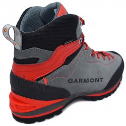 Ghete goretex copii  - Ghete gore-tex talpa Vibram Garmont Ascent GTX gri rosu 36-49
