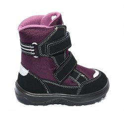Ghete goretex copii  - Ghete impermeabile fete imblanite gt-tex 95312 negru mov 26-36