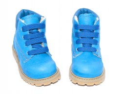 Ghete blana copii - Ghetute copii cu blana pj shoes Luca blu ciel 20-26