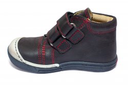 Ghete copii  - Ghetute copii piele avus 766 negru rosu 19-27