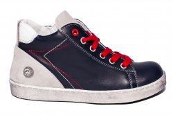 Ghete copii  - Ghetute copii piele hokide 427 blu rosu 26-37