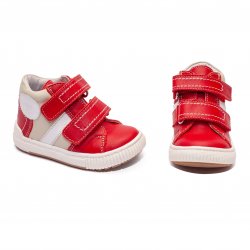 Ghete copii  - Ghetute fete cu talonet hokide 257 rosu 19-25