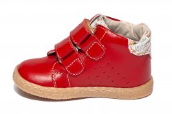 Ghete copii  - Ghetute fete flexibile cu talonet 418 rosu 18-25