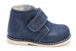 Ghete copii  - Ghetute fete piele lux hokide 704 albastru lux 18-25