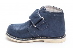 Ghete copii  - Ghetute fete piele lux hokide 704 albastru lux 18-25