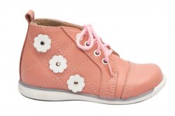 Ghete copii  - Ghetute fetite piele naturala 1325 roz 18-25