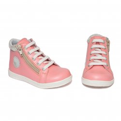 Ghete copii  - Ghetute ortopedice fete hokide 377 roz arg TA 18-25