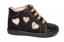 Ghete copii  - Ghetute ortopedice fete hokide 418 negru auriu 18-24