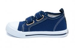 Tenisi copii  - Incaltaminte baieti cu brant din piele 1896 albastru 25-30