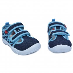 Tenisi copii  - Incaltaminte baieti picior lat cu brant din piele 20-007 navi 20-31