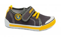 Tenisi copii  - Incaltaminte baieti textil 9962 gri galben 20-31