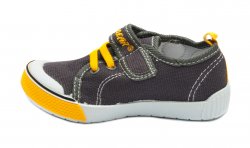Tenisi copii  - Incaltaminte baieti textil 9962 gri galben 20-31