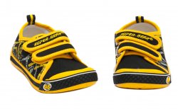 Tenisi copii  - Incaltaminte baieti textil 9968 negru galben 26-31