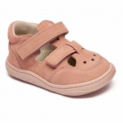 Incaltaminte Barefoot copii  - Incaltaminte barefoot fete din piele av1386 roz 17-26