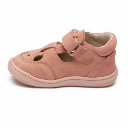 Incaltaminte Barefoot copii  - Incaltaminte barefoot fete din piele av1386 roz 17-26