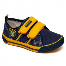 Tenisi copii  - Incaltaminte copii cu talonet 9801 blu galben 20-31