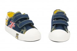 Tenisi copii - Incaltaminte copii sport textil 60-7A albastru galben 24-35