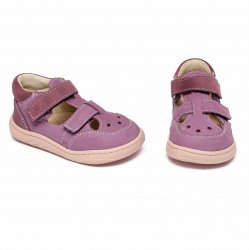 Incaltaminte Barefoot copii - Incaltaminte fete barefoot din piele av1386 mov 17-26