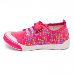 Tenisi copii - Incaltaminte fete din textil cu talonet 9959 fuxia 20-35
