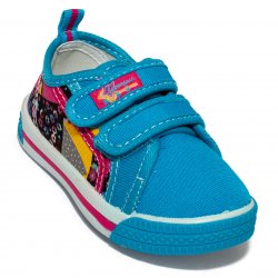 Tenisi copii  - Incaltaminte fete textil 9850 negru roz 20-31