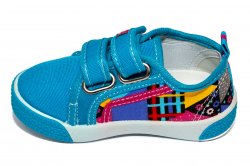 Tenisi copii - Incaltaminte fete textil 9850 blue 20-31