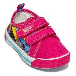 Tenisi copii  - Incaltaminte fete textil 9850 negru roz 20-31