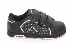 Pantofi sport copii  - Pantofi Kappa fete sport 302 negru roz 27-34