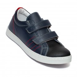 Pantofi sport copii  - Pantofi baieti sport din piele hokide 225 blu r 26-37