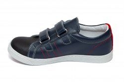 Pantofi sport copii  - Pantofi baieti sport din piele hokide 225 blu r 26-37