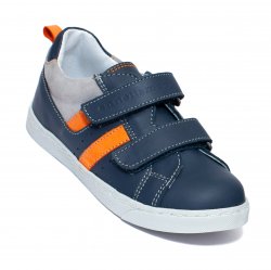 Pantofi sport copii  - Pantofi baieti sport hokide 316 blu gri port 26-32