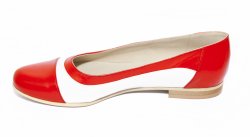 Pantofi balerini dama - Pantofi balerini dama 026.8 corai alb 34-41