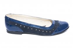 Pantofi balerini dama - Pantofi balerini dama piele 026.5 albastru blu 34-41