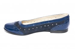 Pantofi balerini dama - Pantofi balerini dama piele 026.5 albastru blu 34-41