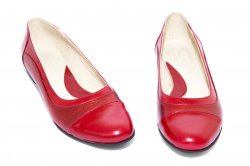 Pantofi balerini dama - Pantofi balerini dama piele 026.8 rosu bordo 34-41