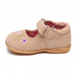 Pantofi balerini copii  - Pantofi balerini fete flexibili 1600 bej 19-24