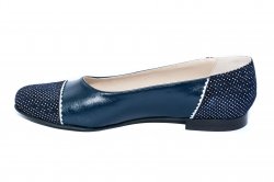 Pantofi balerini copii  - Pantofi balerini fete piele naturala 26 blumarin pipit 34-41