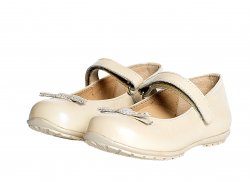 Pantofi copii  - Pantofi balerini fetite Candy bej 20-26