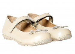 Pantofi copii  - Pantofi balerini fetite Candy bej 20-26