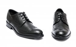 Pantofi barbati  - Pantofi barbati din piele naturala 45R36 negru 40-46