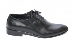 Pantofi barbati - Pantofi barbati eleganti piele BC3 negru box 38-45