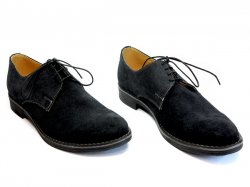 Pantofi barbati - Pantofi barbati piele intoarsa 9 negru 36-46