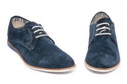 Pantofi barbati - Pantofi barbati piele intoarsa 151R14 blumarin 40-46