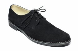 Pantofi barbati - Pantofi barbati piele intoarsa 9 negru 36-46