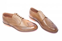 Pantofi barbati - Pantofi barbati piele intoarsa class man 1058 maro tabacco