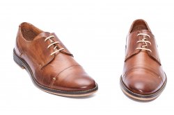 Pantofi barbati - Pantofi barbati piele naturala 209R21 maro 40-46