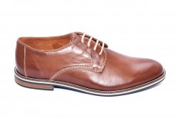 Pantofi barbati  - Pantofi barbati piele naturala 22H56 maro 40-46
