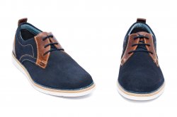 Pantofi barbati - Pantofi barbati piele naturala 257R04 blumarin maro 40-46